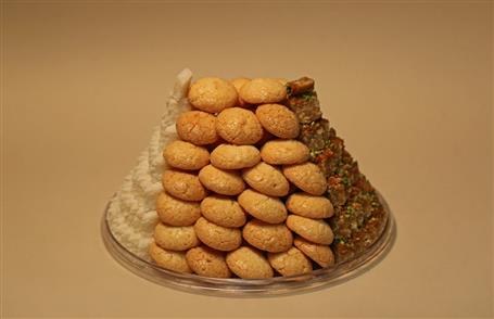 باقلوا،  لوز نارگيل، نان نارگيلي - ظرف طلقی